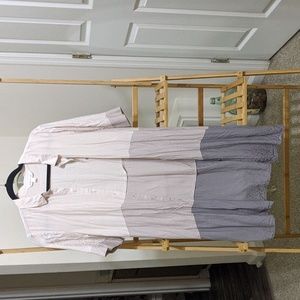 Down East Button Up Tunic Dress